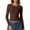 A003-Brown, variant on SAATLERI Long Sleeve Shirts for Women Dressy Casual Womens Tops Fall Fashion Outfits Basic Workout Tees Holiday Clothes