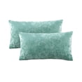 thumbnail image 2 of Home Soft Things Crushed Velvet 2 Piece Throw Pillow Cover Set - North Sea - 14" x 26", 2 of 7
