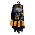 thumbnail image 2 of Cat CAT012215/CAT017400L Men's Large Utility Work Gloves, Leather And Synthetic, Yellow/Black, 2 of 2