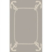Somerset Bay Boardwalk Gray Coastal Area Rug