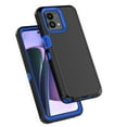 thumbnail image 7 of For Motorola Moto G 5G 2023 Case, Sturdy Phone Case for Moto G 5G 2023 6.5", Tekcoo Shockproof Protection Heavy Duty Armor Hard Plastic & Rubber Rugged Bumper 3-in-1 Case Cover -Blue, 7 of 7