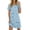 Blue Star, variant on Ekouaer Womens Nightgown Short Sleeve Night Shirt Crewneck Printed Casual Sleepshirt