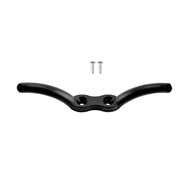 Cornamusa de cuerda de acero inoxidable con tornillos de montaje, gancho de cornamusa para mástil de bandera, cornamusa para