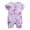 Purple Clouds, variant on Emy Dola Infant Baby Girls' Cotton Short Sleeve Romper Newborn 2-Way Zipper One-piece 3M-3T Toddler Summer Jumpsuit