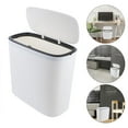 thumbnail image 7 of Omeite Push-button automatic pop-up lid mini trash can (white 10L), 7 of 7