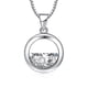 thumbnail image 2 of 925 Sterling Silver Lake Water Pendant Chain Necklace Womens Jewellery Mrkj, 2 of 3