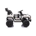 thumbnail image 6 of Ford Kids Electric Car Bronco 12V Ride On Truck Toys Battery Powered with Remote Control, Bluetooth, LED Light, Spring Suspension, 3 Speeds 4 Wheelers White, 6 of 9