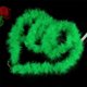 thumbnail image 3 of Wosthever 5 piezas de plumas de Navidad, tira de cinta colorida, árbol de Navidad, penacho Artificial, adorno DIY para decoración del banquete Decoración del hogar Verde, 3 of 6