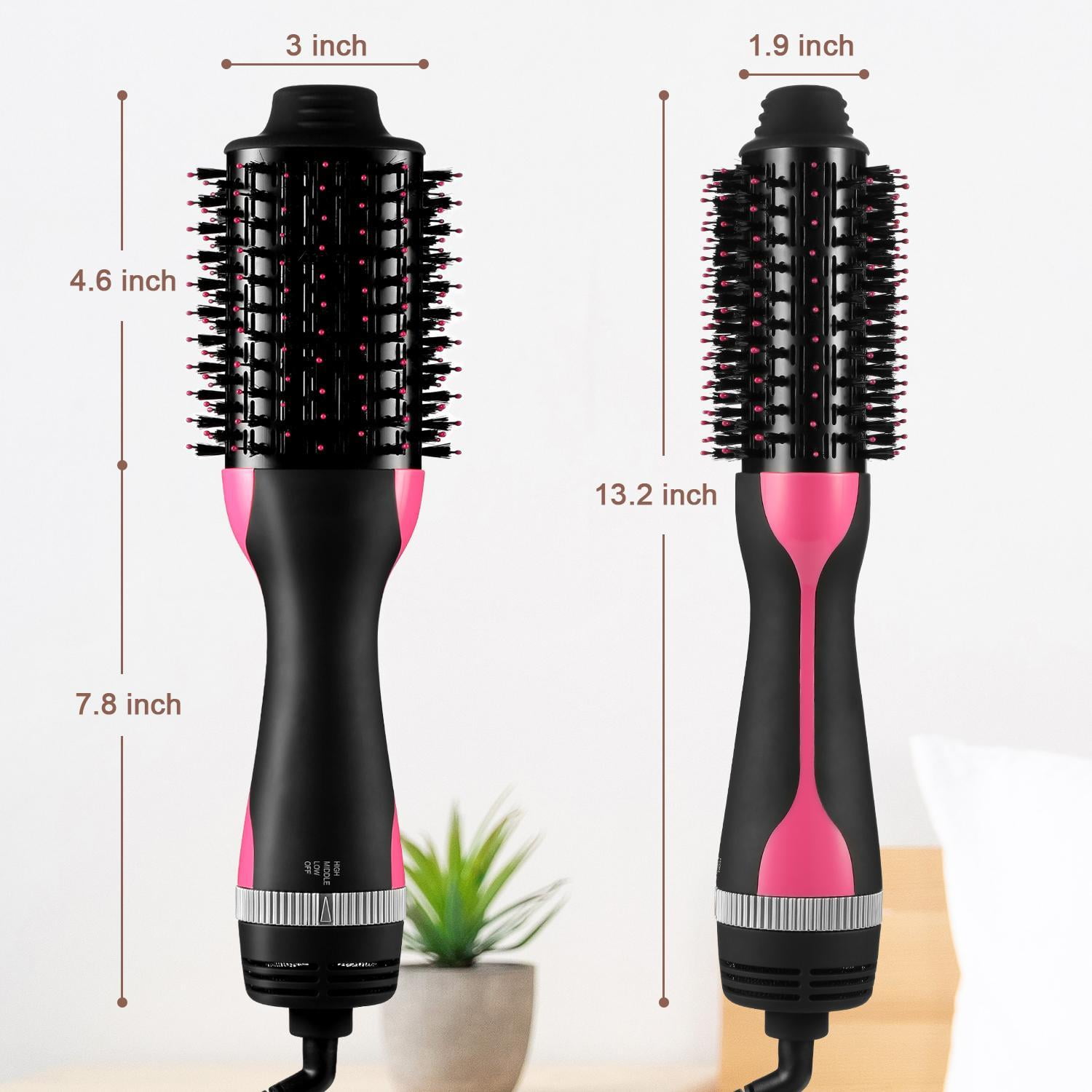 1000W Electric Blower Curler 4in1 multifunctional Negative Ion Styler Comb Hot Air Brush Hair