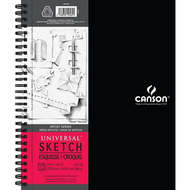 Canson Sketch Pad, 9" x 12", 100 Sheets