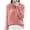 Pink, variant on Sweaters For Women Lightweight Sevevn Women's Wool Seamless Sweater Mock Neck Long Sleeve Knitted Pullover Tops