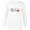White, variant on Cinderella Letters Father’s Day Birthday Best Dad - Long Sleeve T-Shirt for Men - Customized-Athletic Heather