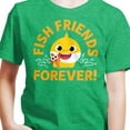thumbnail image 3 of Baby Shark - Fish Friends Forever - Toddler And Youth Short Sleeve Graphic T-Shirt, 3 of 6