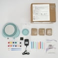 thumbnail image 4 of 8.66*8.27*3.94 Modern Adjustable Speed Tabletop Green Mini Electric Pottery Wheel Machine for School Teaching, 4 of 20