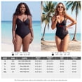 thumbnail image 6 of RELLECIGA Womens Bathing suits V Neck Criss-Cross Underwire One Piece Swimsuits for Women, 6 of 13