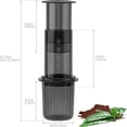 thumbnail image 5 of Portable Coffee Maker for Camping & Travel, Coffee Press - All-in-One French Press, Pour-Over & Espresso Style Manual Brewer, Small Coffee Maker for Full Bodied Coffee Without Grit, Less Bitterness, 5 of 9