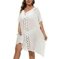 thumbnail image 2 of SAYFUT Swimsuit Cover Ups Beach Coverup Women Loose Crochet V-Neck Bikini Summer Beach Coverups Dress for Swimwear, 2 of 6