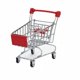 thumbnail image 1 of Mini carrito de compras 1:48, carritos de mano de supermercado de simulación, juguete de juego de simulación, cesta de almacenamiento de escritorio para habitación de niños, juguete de simulación qym unisex, 1 of 2