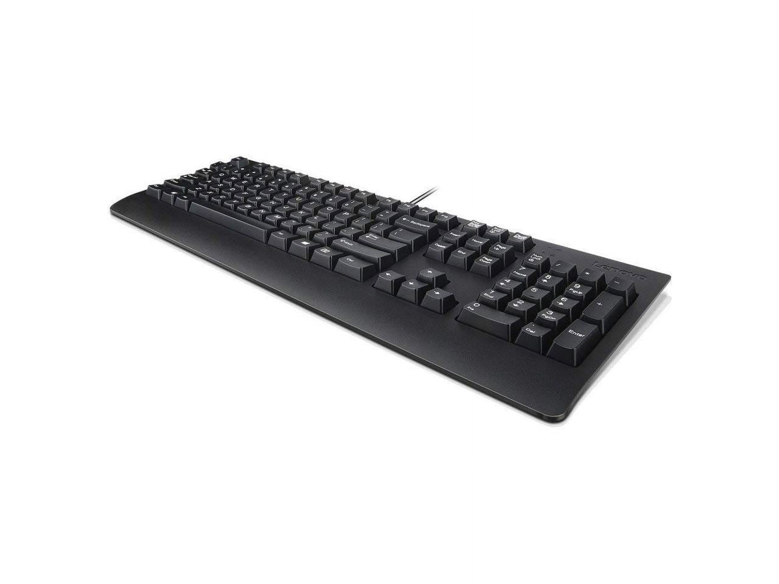 Lenovo USB Keyboard Black US English 103P - image 4 of 20