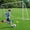 Metal Non-Foldable White, variant on 12x6ft Soccer Goals, Non-Foldable Steel Full Size Soccer Goal for Backyard, Weatherproof Metal Soccer Goal for Teens/Adults Practice Training, Black, Black