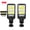 2PCS 72COB, variant on Powerful LED Solar Outdoor Led Courtyard Wall Lamp Rechargeable Human Body Induction Garden Terrace Garage Door Street Lighting