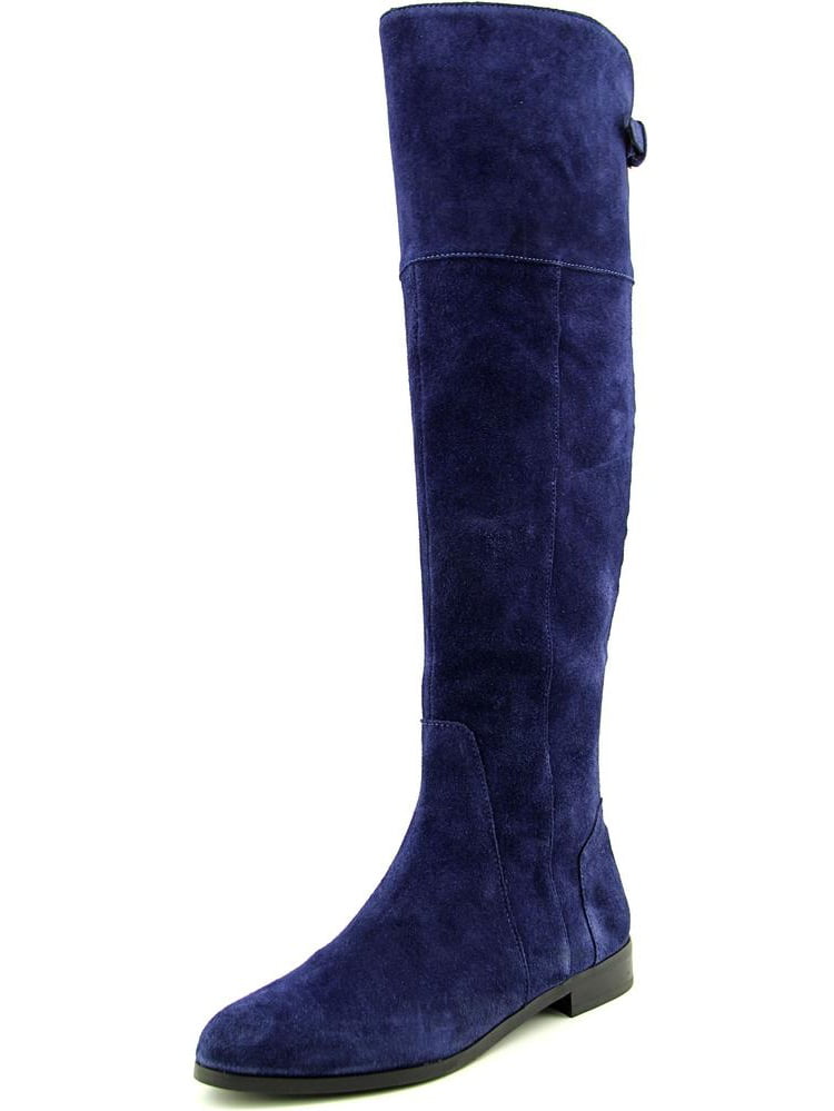 Charles By Charles David Reed Women Round Toe Suede Blue Over the Knee ...