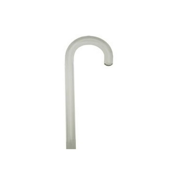 Ladies' Lucite Crook Cane, Clear