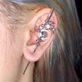 thumbnail image 2 of Myth Of The Moon Ear Hook Needle Piercing Earrin Creative Star Earrings Gif, 2 of 9