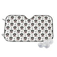 thumbnail image 2 of Lsque Pirate Puppy Car Windshield Sun Shade | Accordion Folding Style Auto Shade for Car Truck SUV Van | Blocks UV Rays Sun Visor Protector | Small, 2 of 7