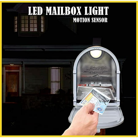 

Motion Sensor LED Mailbox Light - Automatically Illuminates The Interior of Your Mailbox When The Mailbox Door is Opened to See W