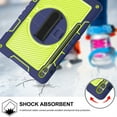 thumbnail image 3 of Dteck for Samsung Galaxy Tab S9 FE+ 5G Case / Tab S9 Plus Case 12.4" 2023 With Pencil Holder, 360 Rotating Hand Strap & Stand Drop-Proof Case for Galaxy Tab S9 FE Plus/S9 12.4",Navy Green, 3 of 8