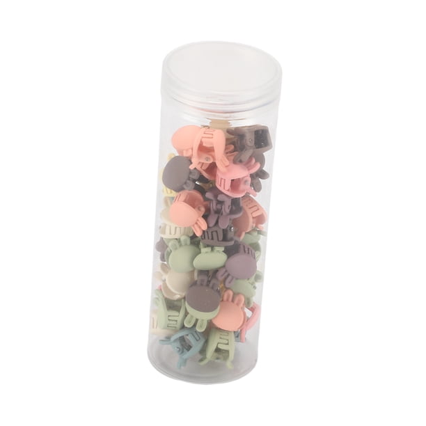 50 Piezas de Clips para el Cabello de Conejito Clásicos y Lindos para Niñas en Colores Variados