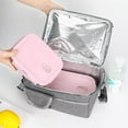 thumbnail image 3 of QualitChoice Insulated Lunch Bag Adult With Detachable Shoulder Strap Included Rational black, 3 of 6