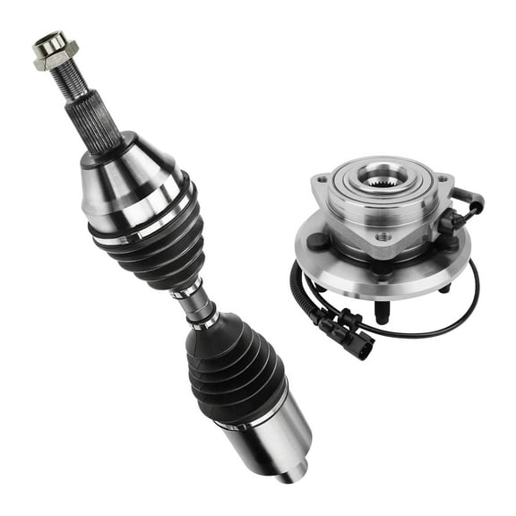AutoShack Front Right CV Axle Shaft Wheel Hub Bearing Assembly Replacement for 2008-2012 Jeep Liberty 4WD 2007-2011 Dodge Nitro 4WD Passenger Side 5-Lug 5 HUB060200661