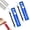 2pcs*Blue-Imperial Scale, variant on Multifunctional Marking Level Ruler, Adjustable Positioning Marking Protractor Tool, 6.6in Multi-Angle Scribing Ruler Multifunctional Spirit Level Gauges Ruler (Orange-Imperial Scale)