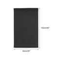thumbnail image 2 of Unique Bargains Rideau Occultant pour Porte, 25 Pieds L x 40 Pieds L Rideau de Porte pour Fenêtre Française 1 Panneau, Noir, 2 of 7