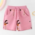 thumbnail image 4 of Gubotare Shorts Boy Boys Shorts Basketball Kids Soccer Running Gym Shorts Active Sports Shorts (Pink,Size 3-4 Years), 4 of 9