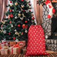 thumbnail image 4 of Christmas Sack – 28" X 20" Canvas Gift Bag with Drawstring, Full Print Polyester Santa Sack, Durable Reusable Xmas Gift Bag for Holiday, Party & Storage, 4 of 5