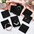 thumbnail image 3 of 12 Pcs Velvet Jewelry Pouches with Snap Button 2.75x2.75 Black Velvet Jewelry Storage Bags Luxury Gift Bag for Candy Gift and Jewelry Necklace Bracelet Packing DIY, 3 of 8