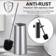 thumbnail image 4 of Escobilla de baño de acero inoxidable 304, cepillos de limpieza de baño con mango largo, lavable para el hogar, reutilizable, para limpiar el suelo de la pared, tipo 7 Inevent HA010759-07B, 4 of 7