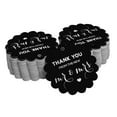 thumbnail image 1 of Inkdotpot 100 Pack Real Silver Foil Paper Tags Thank You From The New Wedding Favor Hang Tags, 1 of 6