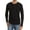 06-Black, variant on Iceglad Mens Fashion Casual Front Placket Basic Long Sleeve Henley T-Shirts