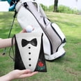 thumbnail image 4 of Golf Tee Pouch with Drawstring Closure, Leather Golf Valuables Pouch, Golf Ball Tee Handbag Portable Golf Accessories for Men Women, 4 of 6