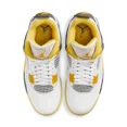 thumbnail image 3 of Ni - ke Ni - ke Air Jordan Four Retro Sneakers White Trainers Yellow Logo Shoes Size 7.5UK, 3 of 5