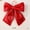 Red, variant on Red Wreath Bows, Big Christmas Bows Xmas Decorative Ties, Bow Ornaments Wreaths Twist-Tie Bows for Gift-Wrapping, Festive Winter Decor, Home Party