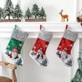thumbnail image 4 of pieza, modelo de anciano rojo, suministros de decoración navideña, muñeco sin rostro, calcetines, bolsa de regalo, árbol de Navidad, bolsa de regalo colgante para anciano, 4 of 5