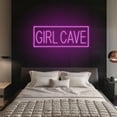 thumbnail image 2 of Handmadetneonsign Girl Cave Neon Sign, Girl Cave Led Sign, Wall Decor, Girl Cave Led Lights, Custom Neon Sign, Girl Room Decor, Wall Décor, 2 of 5
