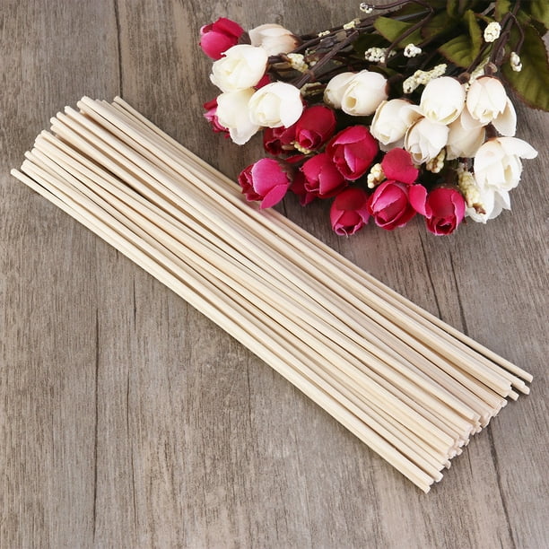 50pcs Oil Diffuser Replacement Rattan Reed Sticks ...