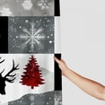 thumbnail image 3 of Orinice Bear Deer Snowflakes Bathroom Decor Set with Hooks, Colorful Luxurious Graphic Print Polyester Fabric Shower Curtain, 100% Waterproof Shower Curtain Set for Bathroom Decoration 36x72, 3 of 7
