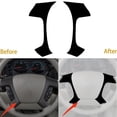 thumbnail image 1 of Bgsha Piano Black Interior Steering Wheel Button Cover Trim for Sierra 2007-2013, 1 of 9